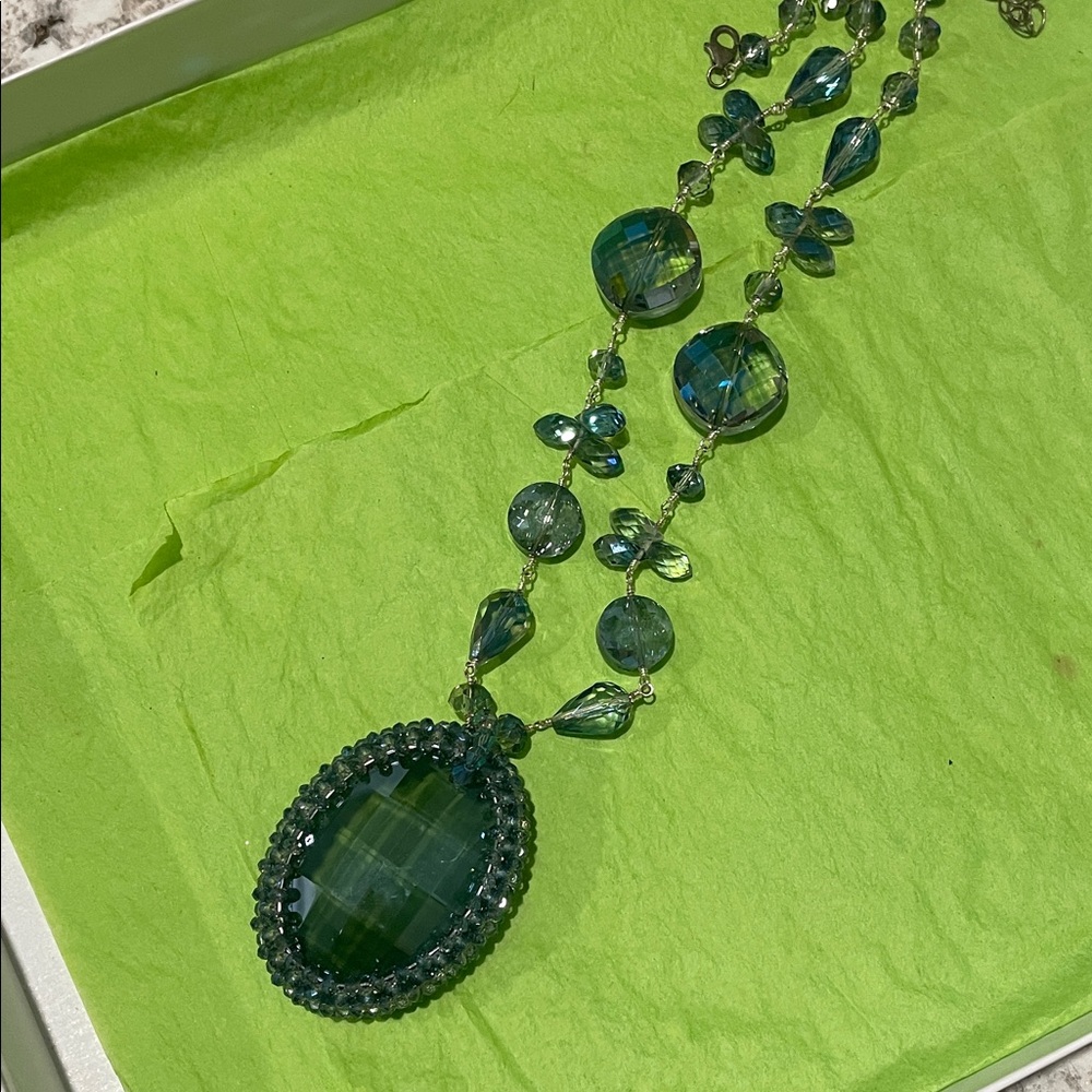 Stunning Blue Gemstone Necklace - Picture 5 of 8